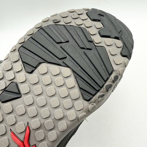 Kuru Mens Chicane Low Hiking Sneakers US 11.5 Wide EU 45 Black Red GUC main image 4